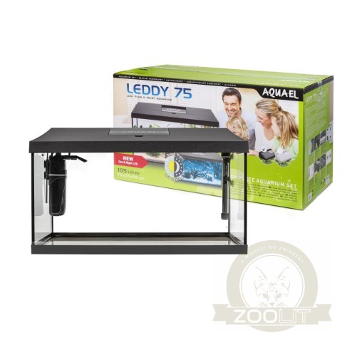 Aquael Leddy Plus 75 Day&Night Black 2.0 - zestaw akwariowy Aquael Leddy Plus 75 Day&Night Black 2.0 - zestaw akwariowy