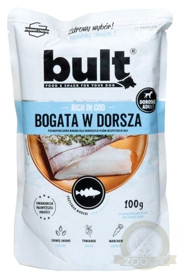 Bult Mielonka bogata w dorsza saszetka 100g
